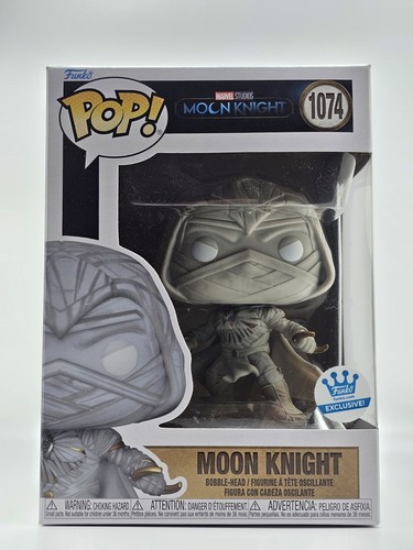 Funko Pop! #1074 Marvel Moon Knight Shop exclusivo + protector suave