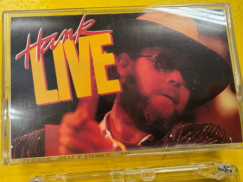 Hank Live cassette tape Hank Williams Jr Classic country music Bocephus - Imagen 2 de 8
