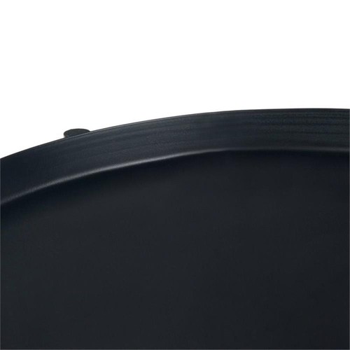 Trent Home Industrial 17" Metall Metall Beistelltisch in Schwarz - Bild 7 von 9