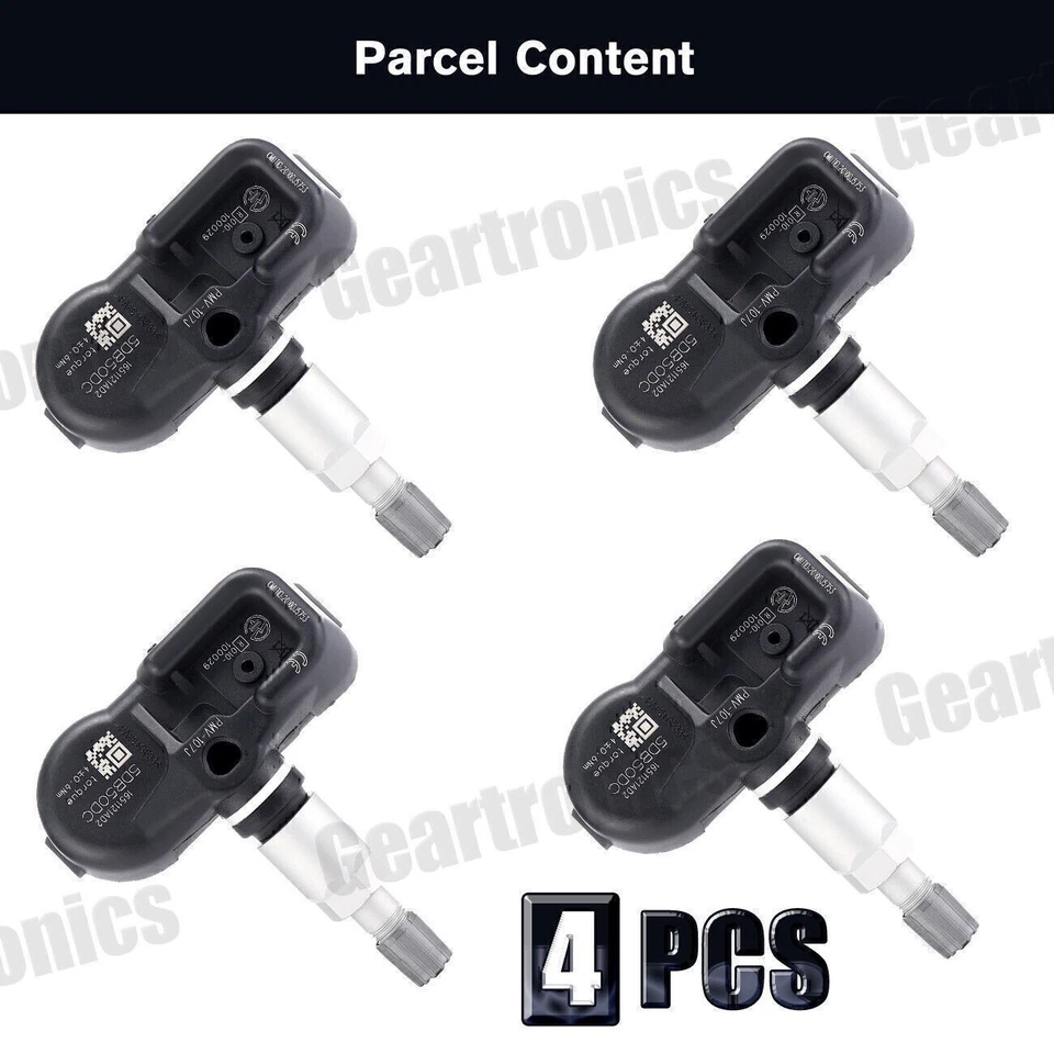 Sensor de presión de neumáticos TPMS 4260733021 4 piezas compatible con Toyota Scion Lexus PMV-107J Foto 2 de 4