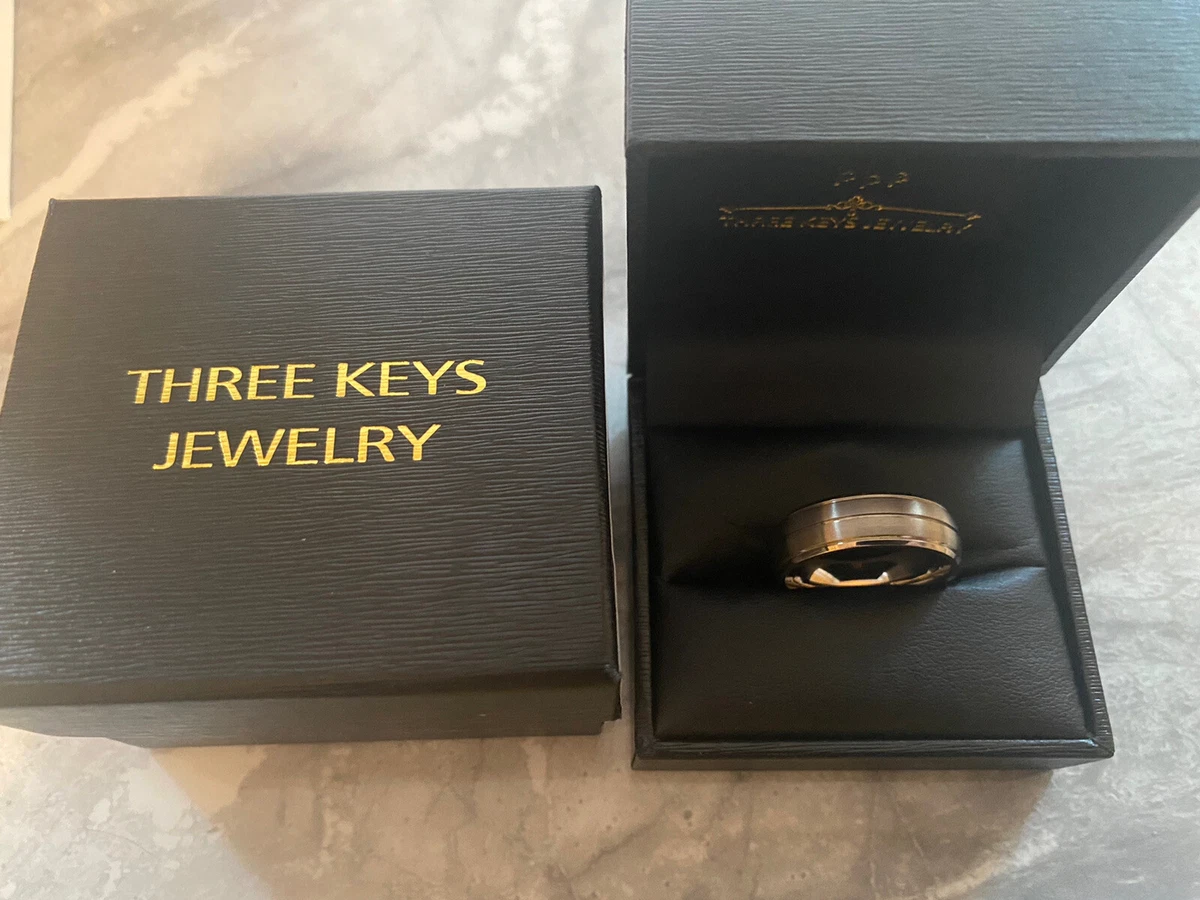 three keys jewelry ring band size T