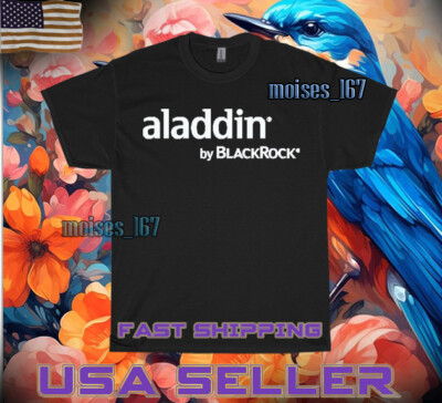 HOT SHIRT PREMIUM ALADDIN BY BLACKROCK LOGO UNISEX T-SHIRT FUNNY SIZE S - 5XL