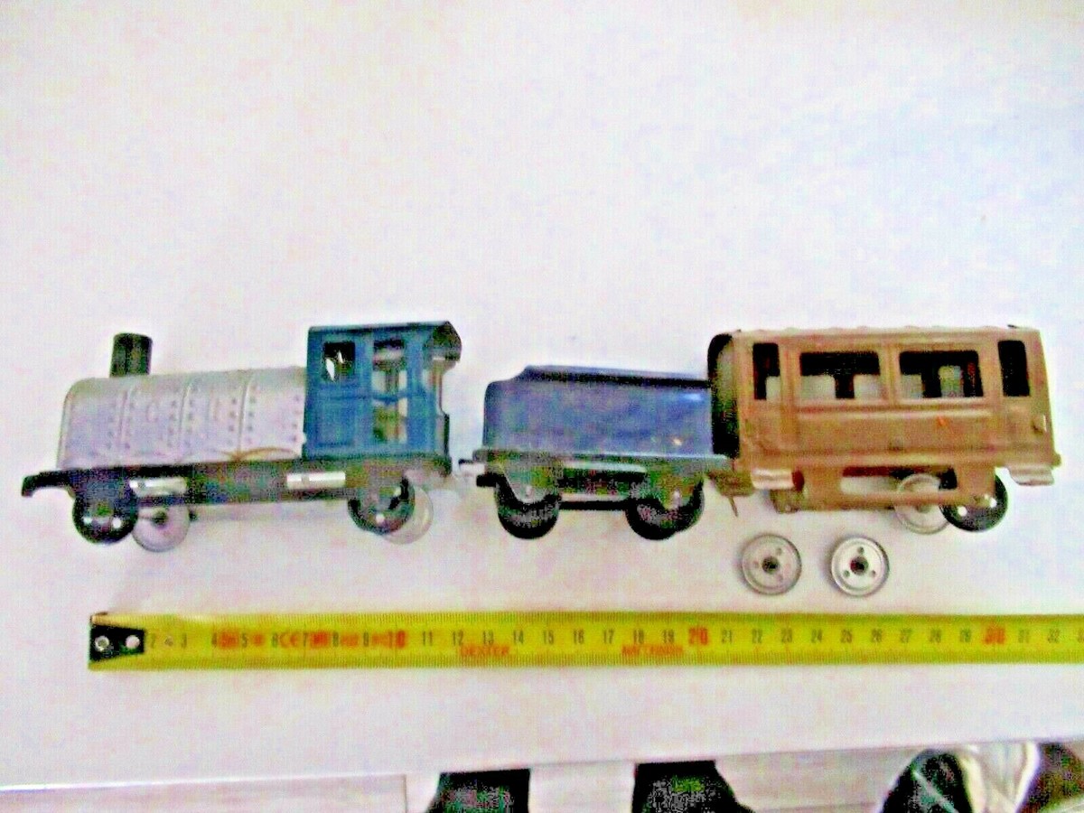 Train Mécanique Ancien CR Charles Rossignol – Loco + Tender – Époque Bing/JEP