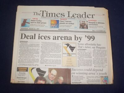 1997 AUGUST 27 WILKES-BARRE TIMES LEADER - DEAL ICES ARENA BY '99 - NP 8194