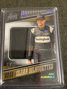 Aric Almirola Clear Silhouettes Race Used Jumbo Swatch 21/99