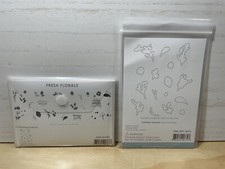 Papertrey Ink Fresh Florals Stamp Set W Coord. Dies New