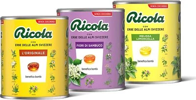 CARAMELLE RICOLA SENZA ZUCCHERO Gusti Vari