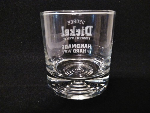 George Dickel Tennessee Whiskey 8 oz. Rock Glass Handmade the Hard Way - Picture 4 of 8