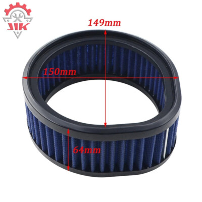 PERFORMANCE AIR FILTER FOR S&S SUPER E/G CARB WITH TEARDROP AIR CLEANER WASHABLE