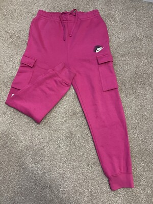 nike pink cargo joggers