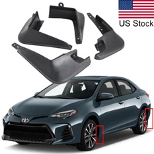 4x Front Rear Mudguard Mud Flaps Splash Guard For Toyota Corolla Sedan 2014-2018