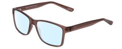 2000&Beyond 3059 Mens Classic Blue Light Filter Glasses in Matte Slate Grey 55mm