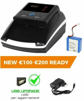 Rilevatore Banconote False Senza Fili - Conta Euro Con 7 Controlli Sicurezza | Display LCD, USB - Foto 7