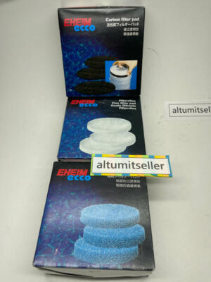Eheim ECCO CANISTER BUNDLE Coarse / Fine / Carbon Filter Pad(s) AS PICTURED!