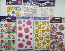 Sticko Scrapbook Stickers Flower Theme - Flor...