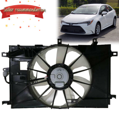 For 2020-2022 Toyota Corolla L LE XLE 1.8L Cooling Fan Radiator Condenser Fan US