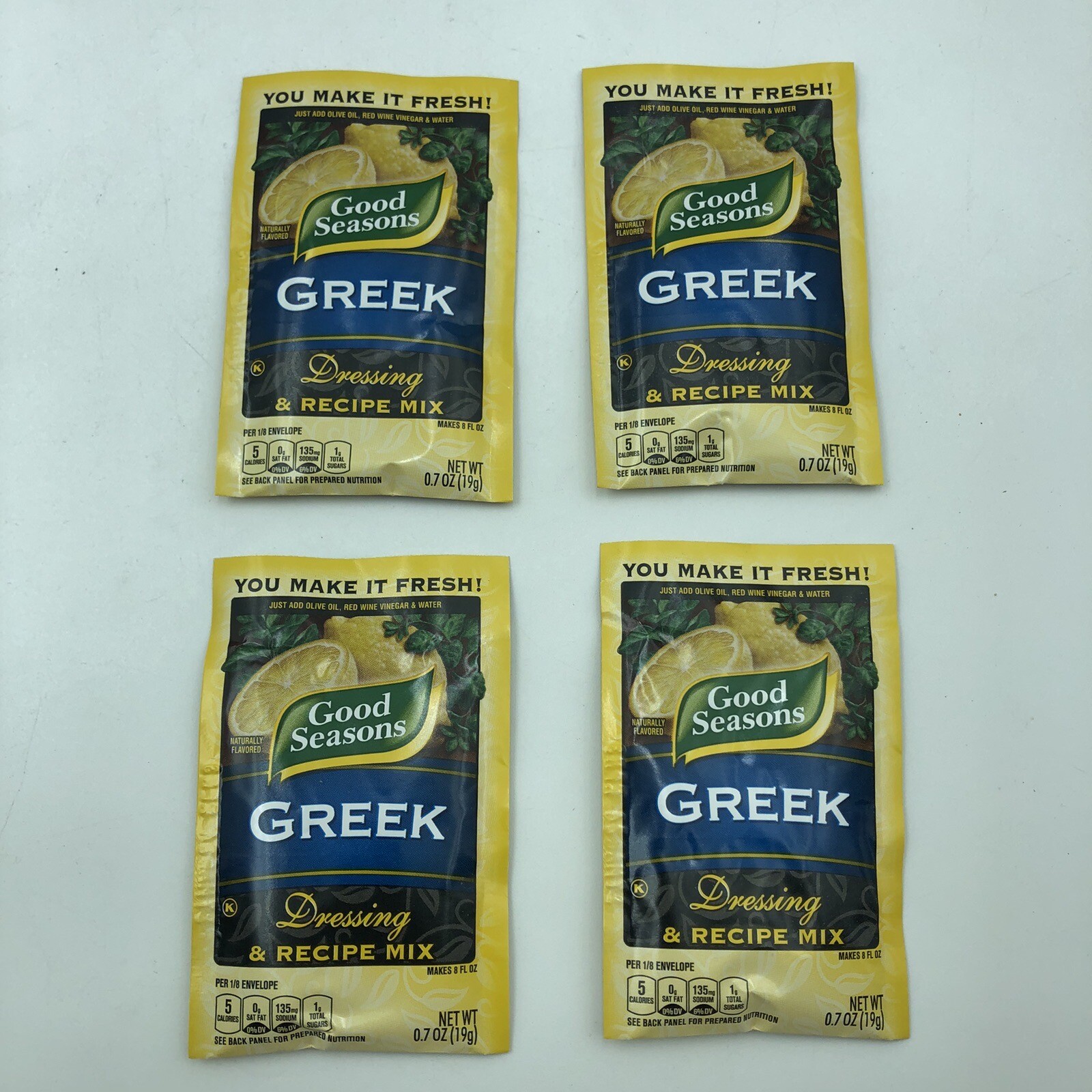 Good Seasons Greek Dressing & Recipe Mix 7oz 6 Packets Discontinued