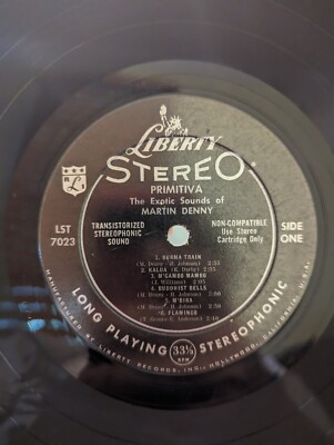 Martin Denny Primitiva Liberty LST 7023 Record Album Vinyl