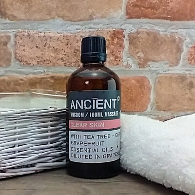 KLARE HAUTMISCHUNG TEEBAUM, GERANIE & GRAPEFRUIT 100ML MASSAGE- & BADEÖL