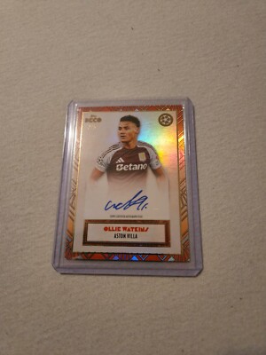 Topps Deco 2024/25 UCL Ollie Watkins 2/5 Autograph   Aston Villa