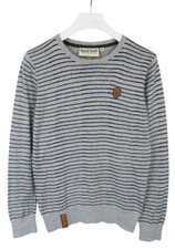 Naketano Pullover Herren M Gestrickt Dehnbar Rundhals Mischung Pullover