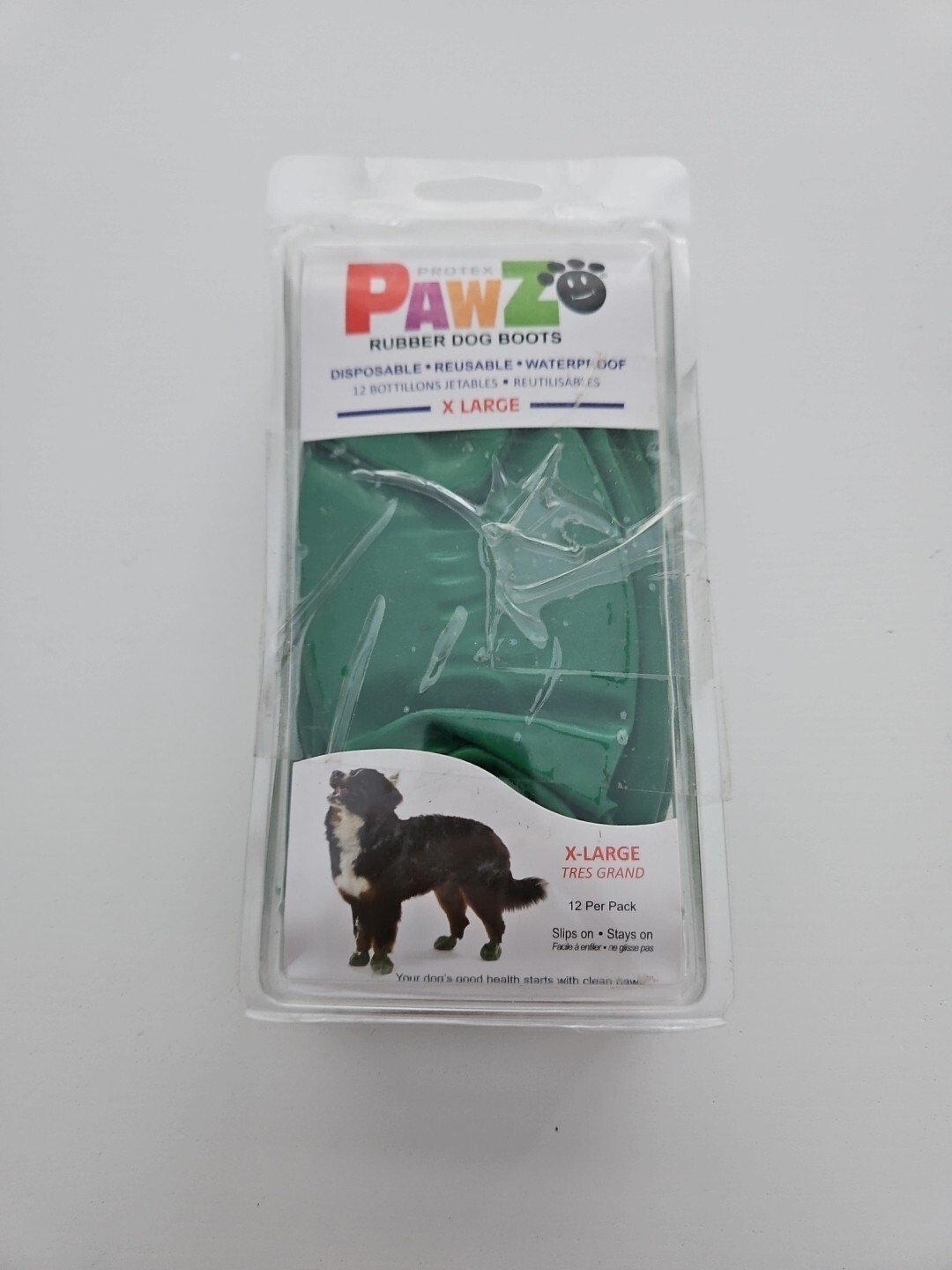 Pawz Protex Natural Rubber Waterproof Dog Boots XLarge Green eBay
