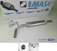 Imasaf Auspuff Mitteltopf + Anbauteile für VW / Seat