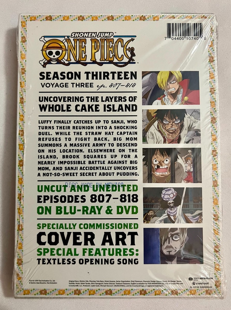 One Piece Season Thirteen Voyage Six Blu-ray New/Sealed