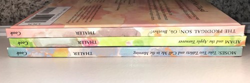 Heaven And Mirth Mike Thaler Lot 3 Adam,Moses & Prodigal Son And More - Picture 3 of 12