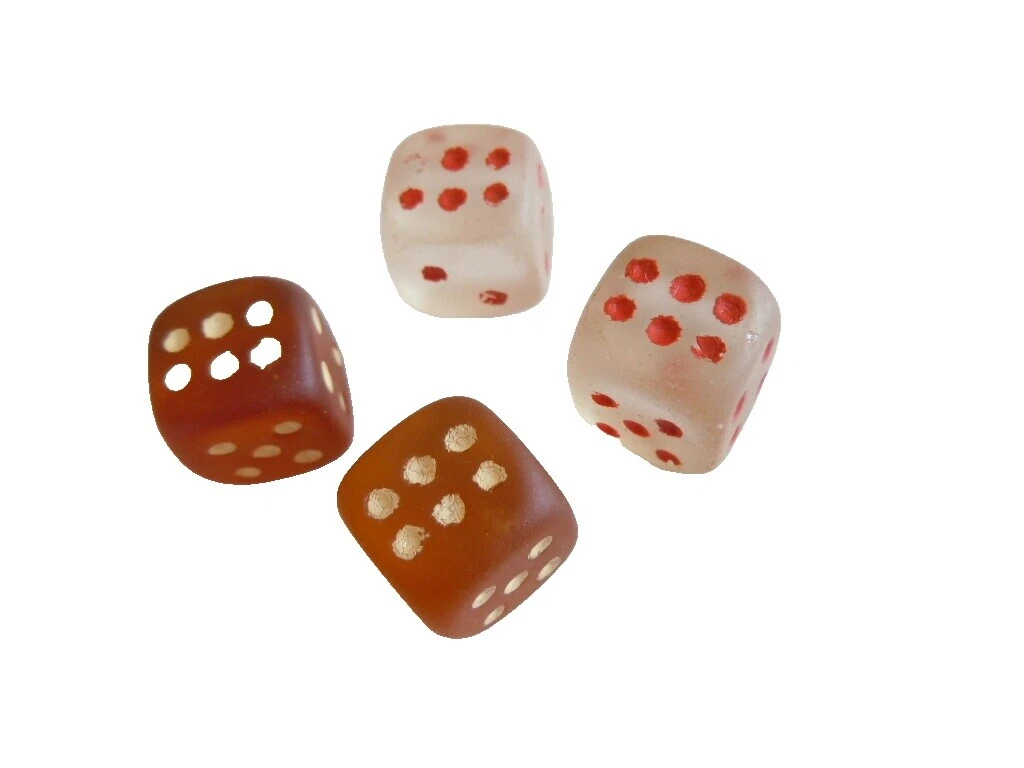 Glass Dice Game Pieces & Parts