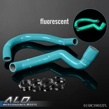 2pcs Silicone Radiator Hose+Clamps Kit Fit For 1991-2001 Jeep Cherokee XJ 4.0 l6