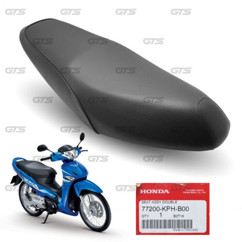 Black Double Seat V1 Fits Honda WAVE 125R, WAVE 125S 125cc 2019 - 2021 - Picture 1 of 10
