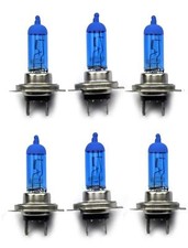 6 x H7 12V 55W Xenon Super Star ECHTE 8500K Birne Halogen blau beschichtet  WOW