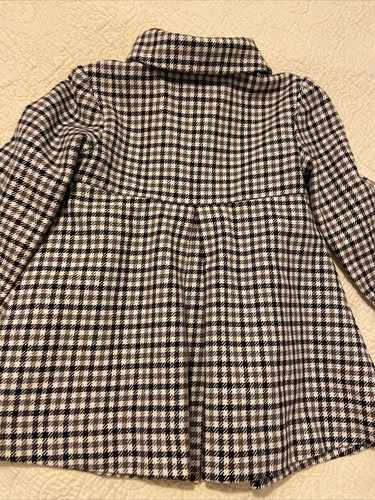 NWOT Vtg Gymboree Girls Plaid Dressy Coat Jacket lined adorable Size 4 - Picture 4 of 11