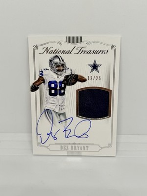 DEZ BRYANT 2015 National Treasures Material Signature Prime Auto /25 Cowboys