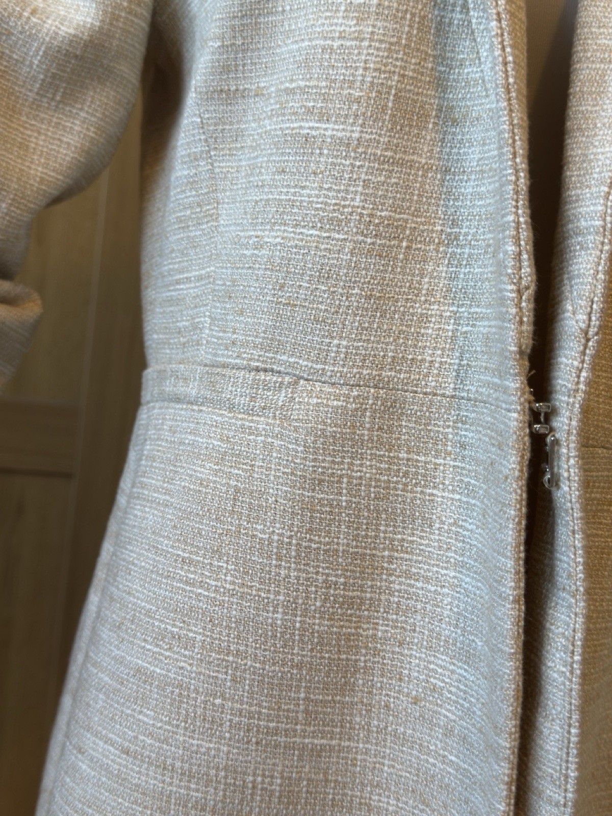 Sand Beige ZARA Basic Collection Long Blazer/Coat… - image 6