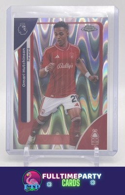 2025-26 Topps Chrome Premier League #160 Omari Hutchinson RayWave Refractor