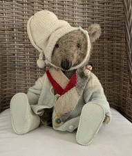 Charming Handmade Mohair Artist Teddy Bear By Cindy McGuire