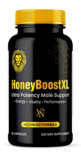 Honey Boost XL Mens Health Support Dietary Supplement 60 Capsules 1 Bottle