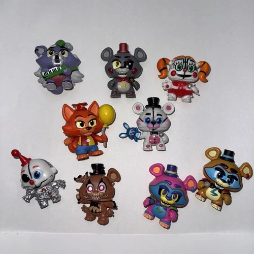 Lot Of 9 Five Nights At Freddy’s Funko Figures FNAF Mystery Minis Pop