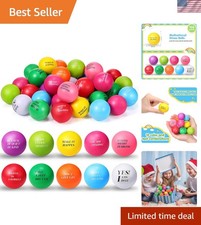 Office Stress Relief Balls - 100 Pcs Motivational Gift Set