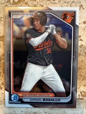 2023 Bowman Chrome Samuel Basallo  #BCP-38 Baltimore Orioles Rookie Baseball Car