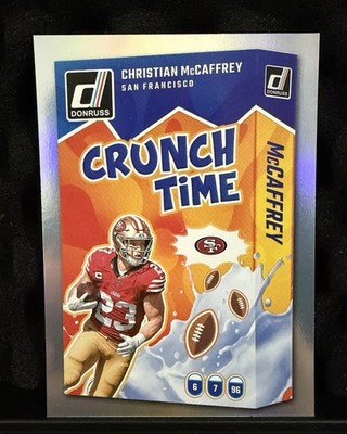 Christian McCaffrey 2025 Panini Donruss Crunch Time #CRU-CMC Case Hit