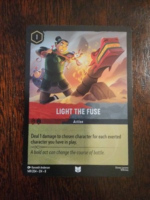 Light The Fuse 149/204 Foil Reign of Jafar Lorcana NM
