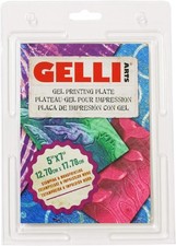 Gel Printing Plate - 5 X 7 Reusable Gel Printing Plate, Printmaking Supplies,...