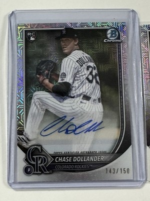2025 Bowman Chrome Chase Dollander Mojo Image Variation RC Auto
