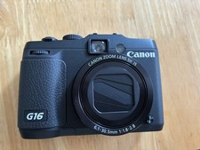 Canon Power shot G16 Digital Camera Excellent Condition Hardly Used Lowepro Case