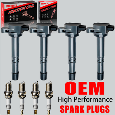 #ad #ad 4X OEM Brand Ignition Coil amp; Iridium Spark Plug For Honda Accord CR V 2.4L UF602 $42.31