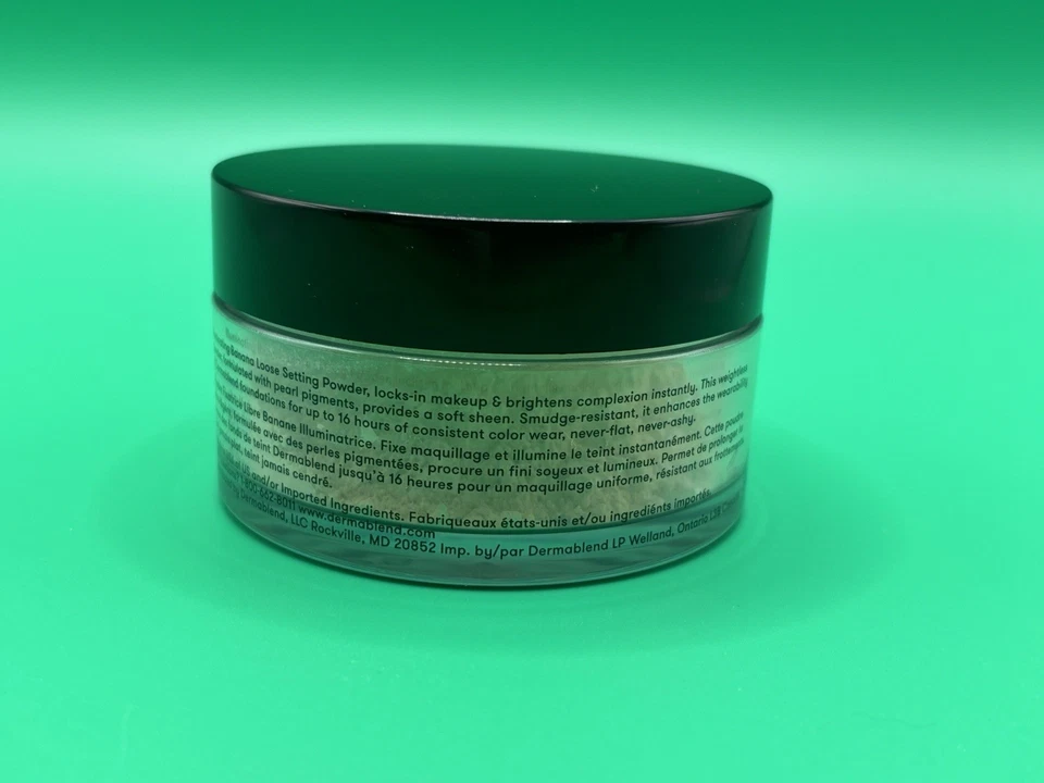 Dermablend Illuminating Banana Powder Loose Setting Powder 0.63 Oz NEW W/O Box - Image 2 of 4