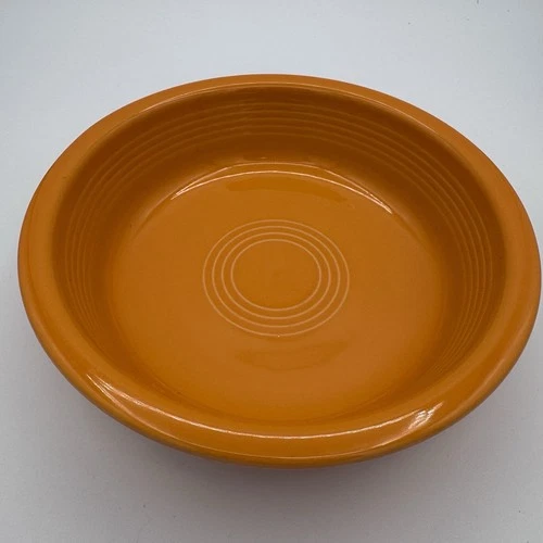 19 OZ. MEDIUM CEREAL SOUP BOWL butterscotch orange 7" FIESTA WARE EUC